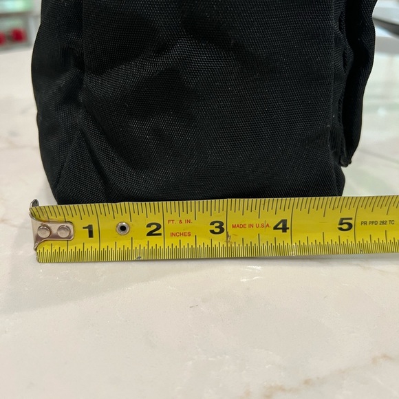 Black Gucci canvas bamboo top handle with removable leather strap. - Picture 14 of 14